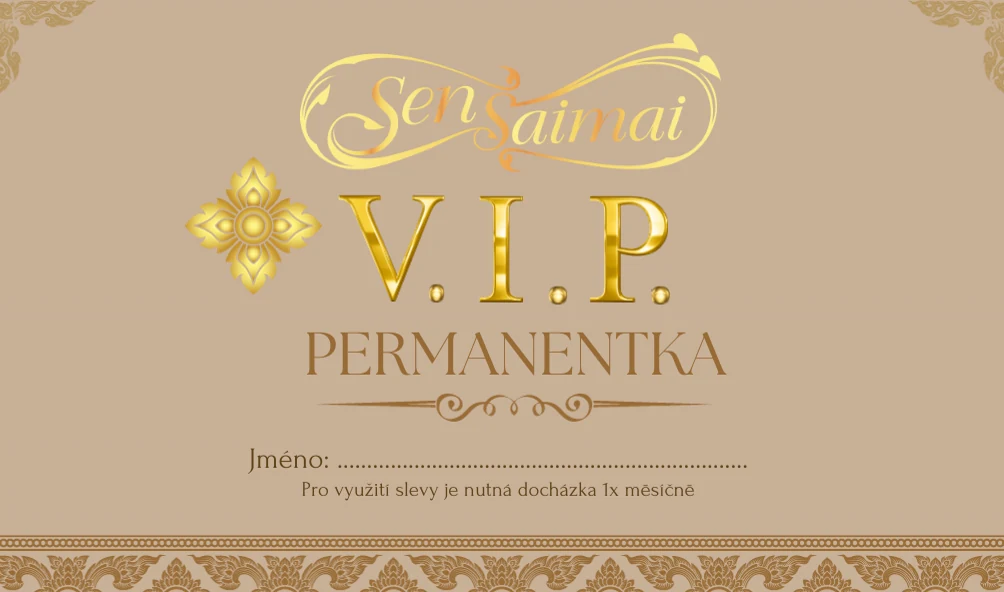 VIP permanentka Sai Mai